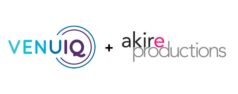 VenuIQ And akire productions announce partnership