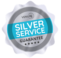 VenuIQ Silver Service Guarantee rosette