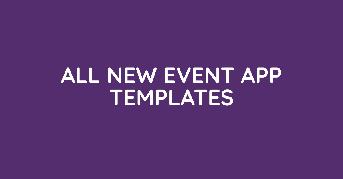 new event app templates blog post